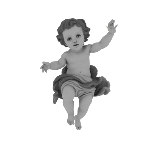Cherub with Flowing Drapery 3D Model