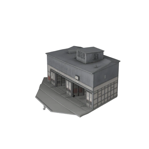 Modèle 3D de hangar d'avion pour Unreal - Asset temps réel