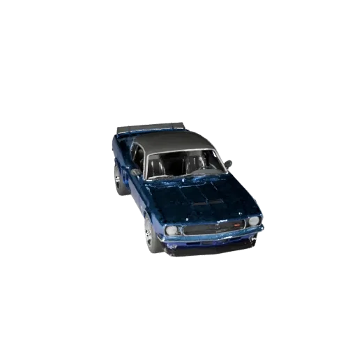 Modelo 3D de coche deportivo, vista de juego a tres cuartos, activo de vehículo listo para Unity con líneas de carrocería, ac