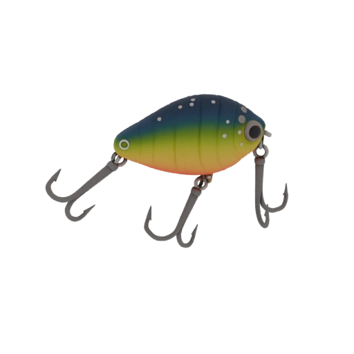 Lure with Treble Hooks