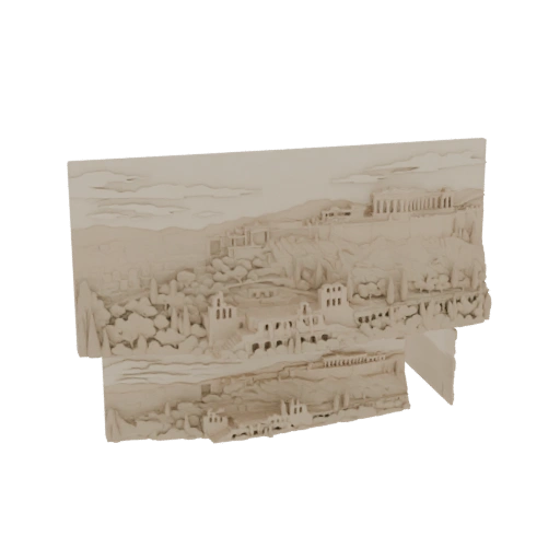 Ancient Greek Acropolis Diorama