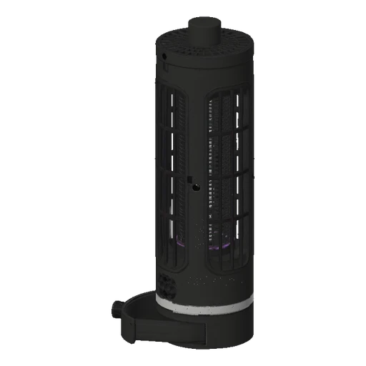 Modern Black Insect Zapper Lamp with Collection Tray