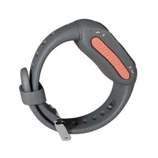 Medical Style Fitness Band Stylized 3D model, stylized isometric render, showing silicone, wearable fit.