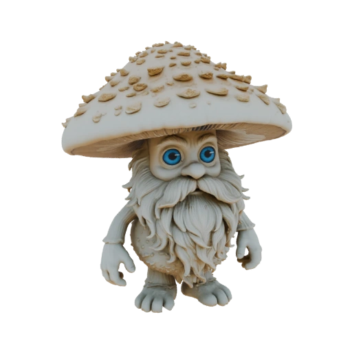 Mushroom Gnome 3D Model