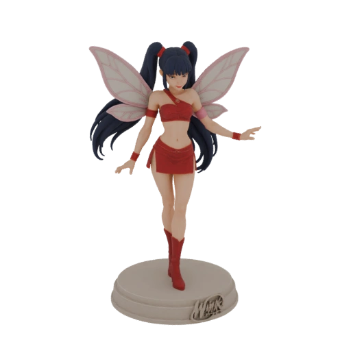 Winx Bloom Fairy Figurine with Wings
