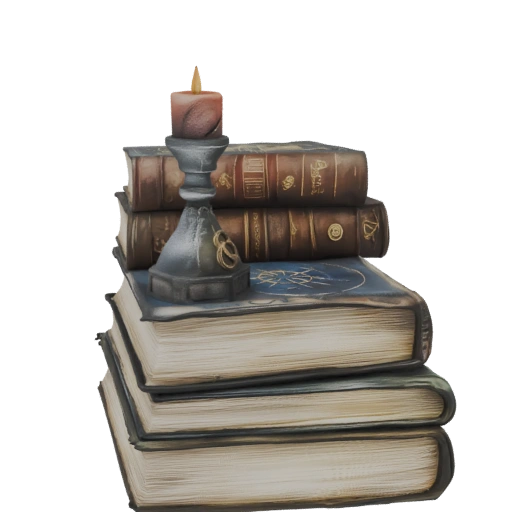 Enchanted Books and Candlestick