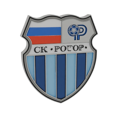 FC Rotor Volgograd Logo Emblem 3D Model