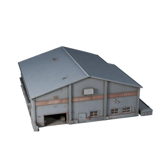 Modelo 3D de Edificio de Cervecería para Blender - Activo de Render