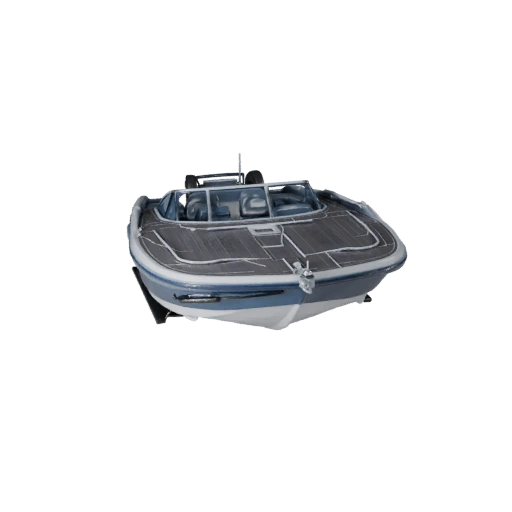 Lancha Rápida Lista para Juegos Modelo 3D para Uso en Tiempo Real Activo PBR