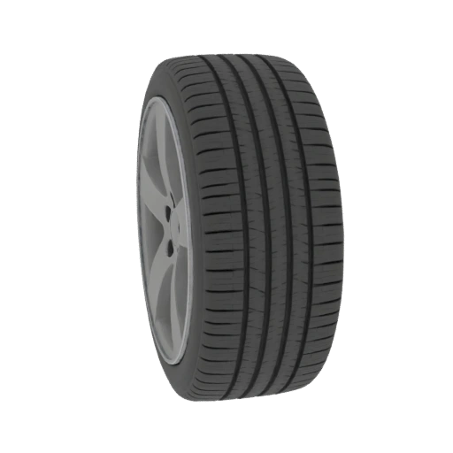 Modello 3D Pneumatico Auto Sportivo