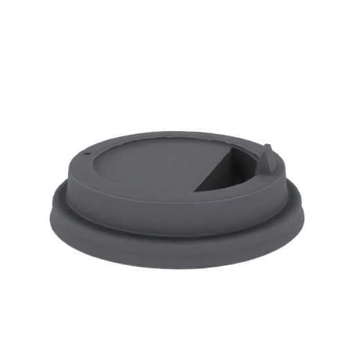 Dark Gray Coffee Cup Lid