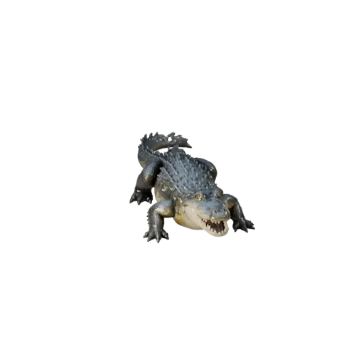 High Poly Crocodile 3D Model - Detailed STL Asset for Printing