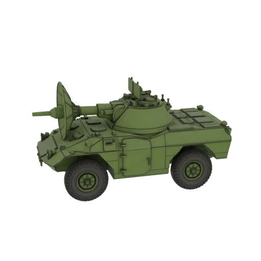 BRDM-2 Radar Variant 3D Model