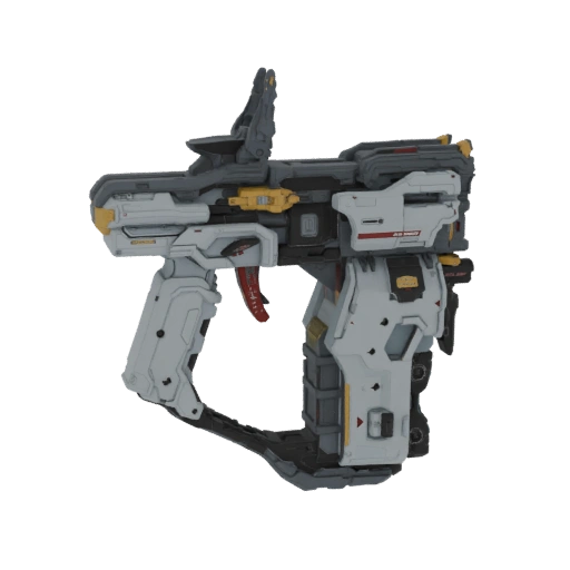 Futuristic Assault Rifle 3D Model
