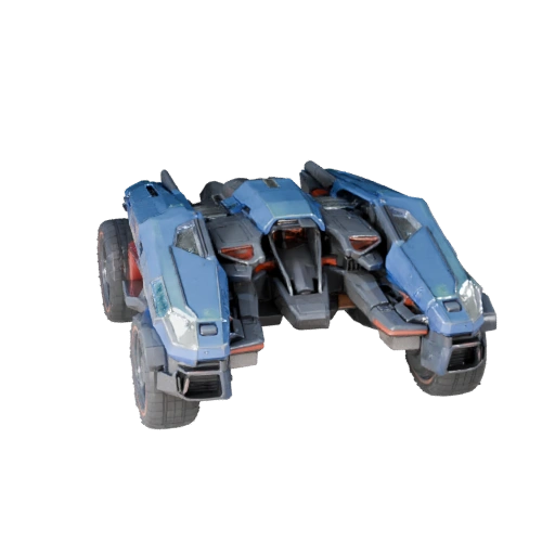 Modelo 3D de Moto Flutuante Pronto para Jogo para Uso em Tempo Real Ativo PBR