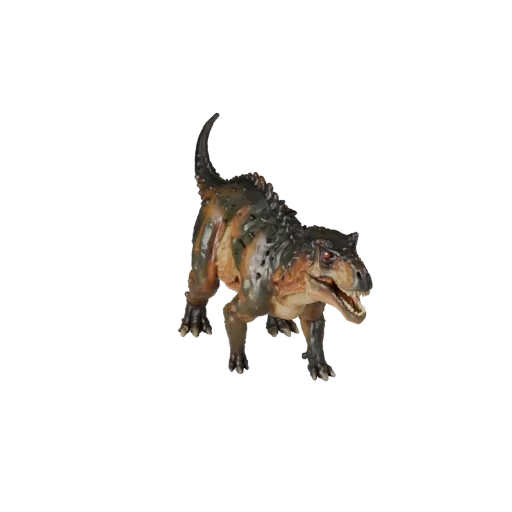 Modello 3D Pachycephalosaurus, vista laterale della telecamera di gioco, asset animale pronto per Unity con contrappeso della