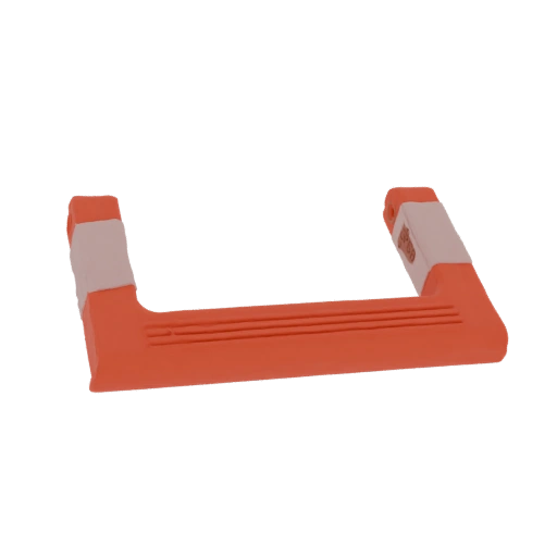 Orange U-Shaped Handle