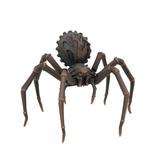 Miniatura STL de Araña Enemiga de Invierno de Fantasía Oscura