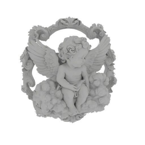Cherub on Clouds Ornament