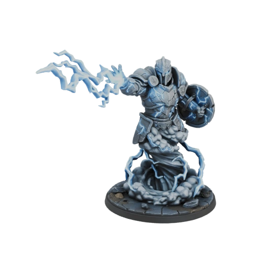 Storm Elemental Knight Miniature