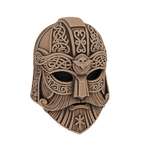 Viking Warrior Helmet 3D Model