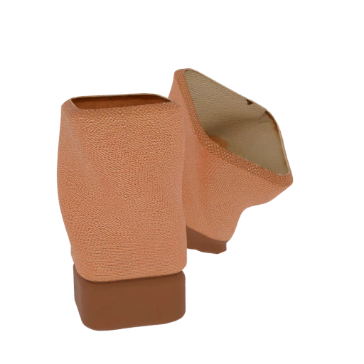 Square Toe Heeled Mules