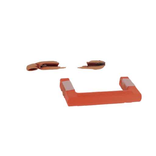 Orange U-Shaped Handle