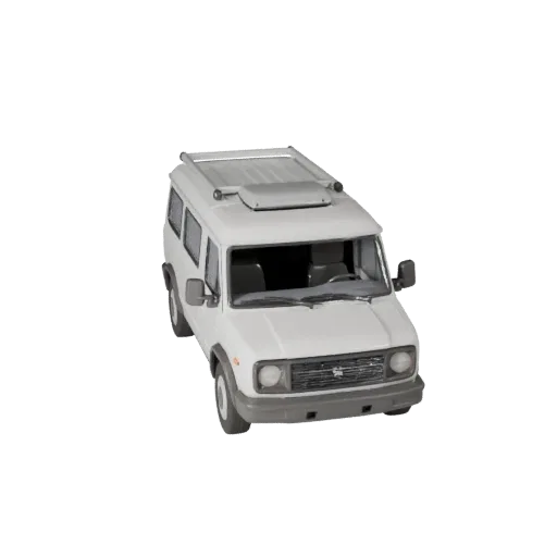 Wohnmobil 3D-Modell für Blender & Spiele - Realistisch PBR