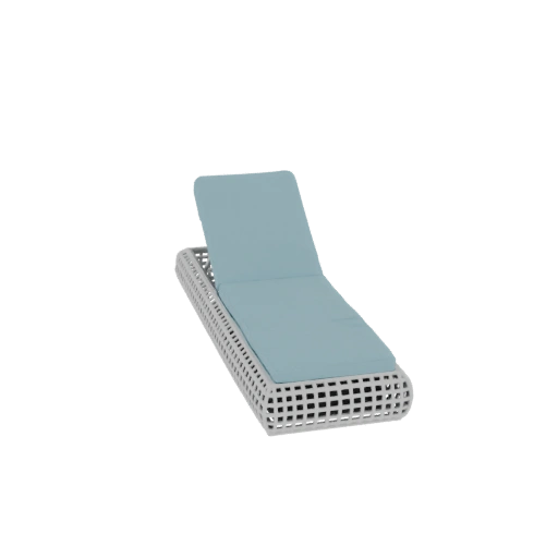 Modern Woven Chaise Lounge