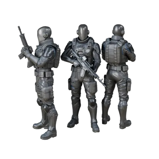 Sci-Fi Battle-Hardened Soldier Character Model - Rigged