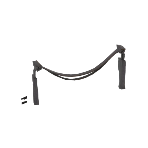Dark Grey Fabric Strap with Buckles