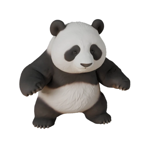 Modello 3D Panda per Unity - Asset Pronto per il Gioco, FBX | Royalty-Free