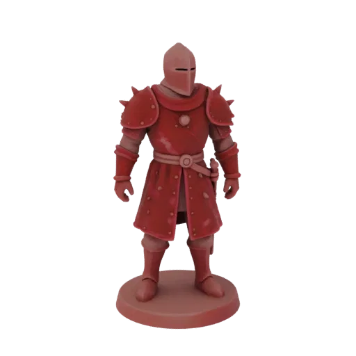 Medieval Fighter Miniature STL - Guard