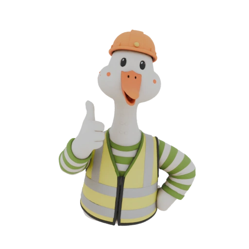 Construction Goose 3D Model