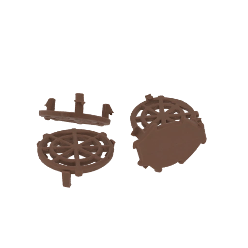 Brown Plastic Spacer Set