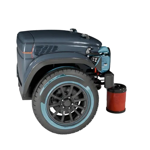 Crossover 3D Model for Blender & Games - PBR Asset