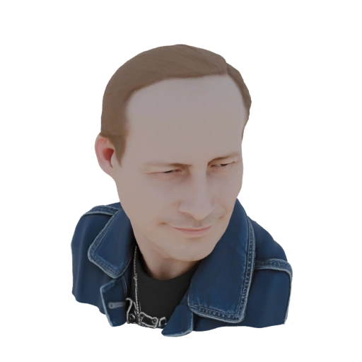 Man in Denim Jacket 3D Model