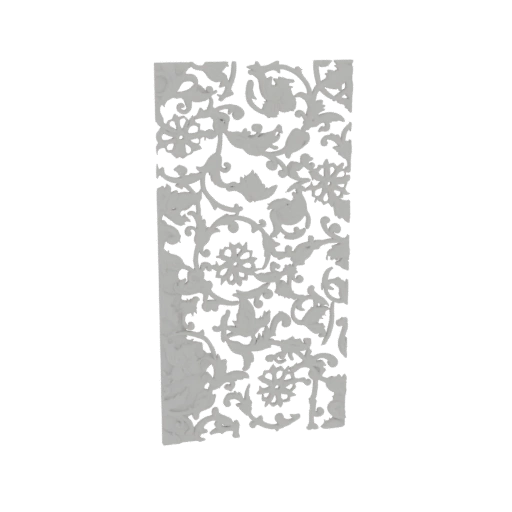 Ornate Floral Screen Panel