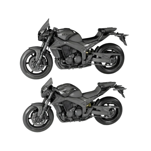 Modèle STL de Moto Imprimable - Présentoir de Collection
