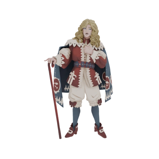 17th Century Aristocrat with Cane
