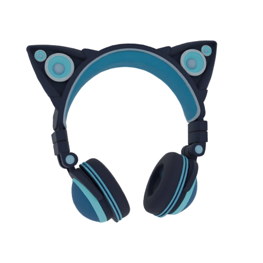 Cat Ear Headphones 3D Model