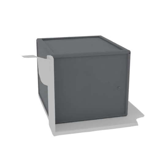 Square Tube Cap 20x20 mm