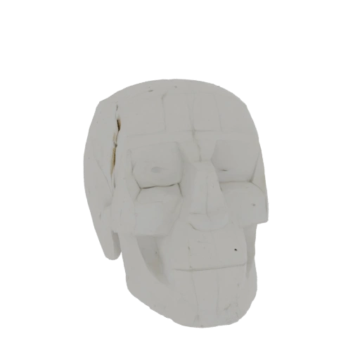 Abstract Sculptural Skull