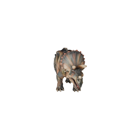 Modelo 3D de Triceratops para Blender - Asset PBR com Texturas