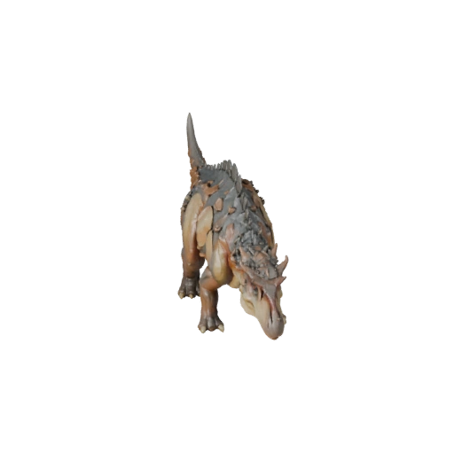 Modello 3D Pachycephalosaurus High Poly - Asset STL per la Stampa