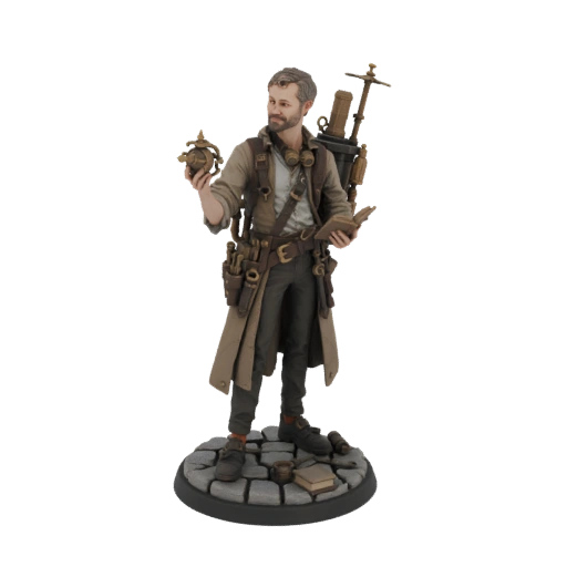 Steampunk Alchemist with Tools