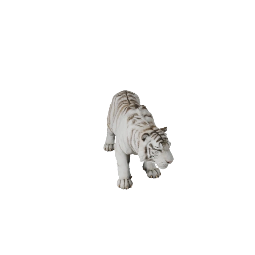 Modelo 3D Tigre Blanco para Blender - Activo PBR con Texturas
