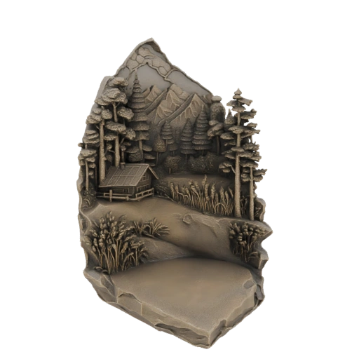 Mountain Cabin Diorama