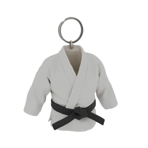 Miniature Judo Gi Keychain