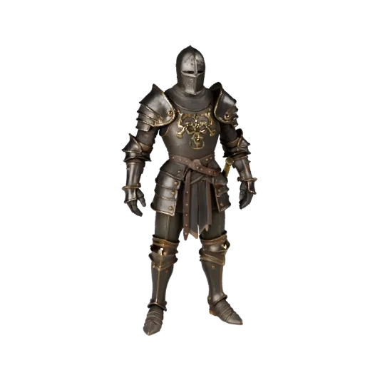 Medieval Knight Character Model - Rigged